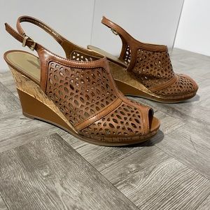 Connie open toe wedge sandal